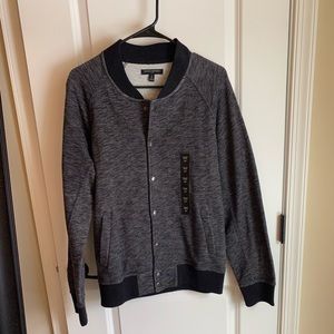 Banana republic button up bomber sweatshirt